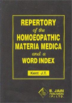 Hardcover Repertory of the Homoeopathic Materia Medica and a Word Index Book
