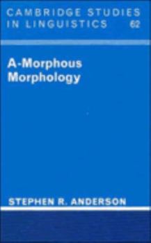 Paperback A-Morphous Morphology Book