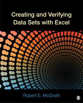 Paperback Creating and Verifying Data Sets with Excel Book