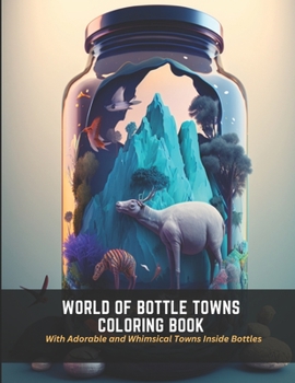 Paperback World of Bottle Towns Coloring Book: With Adorable and Whimsical Towns Inside Bottles Book