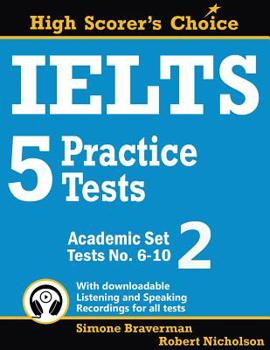 Paperback IELTS 5 Practice Tests, Academic Set 2: Tests No. 6-10 Book