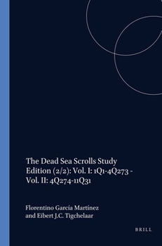 Hardcover The Dead Sea Scrolls Study Edition: Volume 2 4q274-11q31 Book
