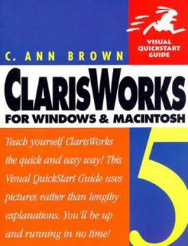 Paperback ClarisWorks 5 for Windows & Macintosh Visual QuickStart Guide Book