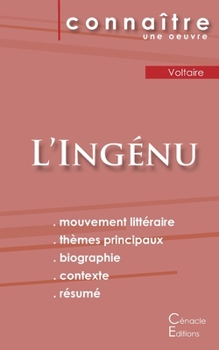 Paperback Fiche de lecture L'Ingénu de Voltaire (Analyse littéraire de référence et résumé complet) [French] Book