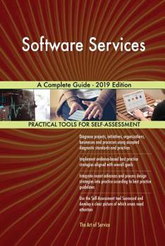 Paperback Software Services A Complete Guide - 2019 Edition Book