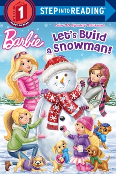 Paperback Let's Build a Snowman! (Barbie) Book