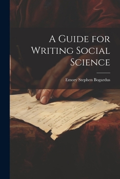 Paperback A Guide for Writing Social Science Book