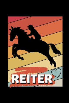 REITER: A5 Notizbuch PUNKTIERT Pferdebuch für Mädchen und Frauen | Reiter Geschenk | Geschenkidee für Pferdeliebhaber Pferdebesitzer | Pferde Tagebuch (German Edition)