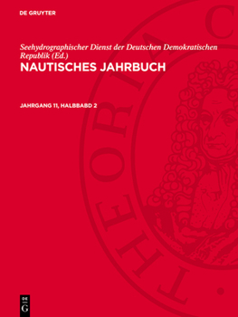 Hardcover Nautisches Jahrbuch. Jahrgang 11, Halbbabd 2 [German] Book