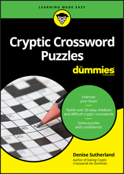 Paperback Cryptic Crossword Puzzles for Dummies Book