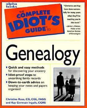 Paperback The Complete Idiot's Guide to Genealogy: 6 Book