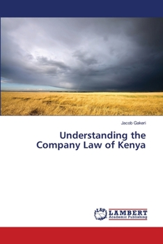 Paperback Understanding the Company Law of Kenya Book