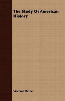 Paperback The Study of American History Book