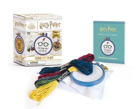 Paperback Harry Potter Cross-Stitch Kit Book