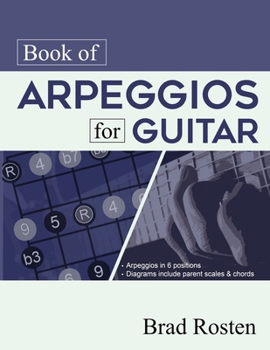 Paperback Book of Arpeggios for Guitar Book