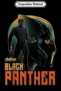 Composition Notebook: Marvel Infinity War Black Panther Profile Graphic  Journal/Notebook Blank Lined Ruled 6x9 100 Pages