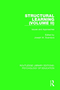Paperback Structural Learning (Volume 2): Issues and Approaches Book