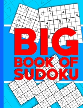 Paperback Big Book of Sudoku: Easy Sudoku for Beginner with solutions Large Print - Logic & Brain Game Sudoku books for adults - Sudoku Puzzle chall Book