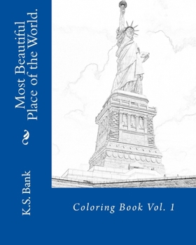 Paperback Most Beautiful Place of the World. Coloring Book Vol. 1 Book