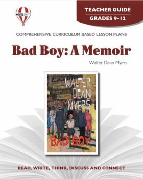 Paperback Bad Boy: A Memoir - Teacher Guide by Novel Units Book