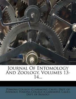 Paperback Journal of Entomology and Zoology, Volumes 13-14... Book
