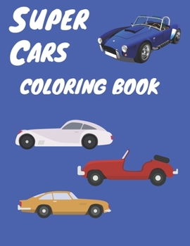 Paperback Supercars Coloring Book