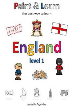 Paperback Paint & Learn: England (level 1) Book