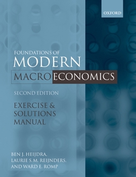 Paperback Exercise and Solutions Manual to Accompany Foundations of Modern Macroeconomics, Second Edition Book
