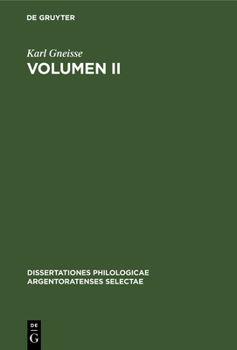 Hardcover Volumen II [Latin] Book