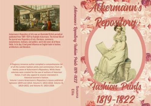 Paperback Ackermann's Repository Fashion Prints 1819-1822 Book