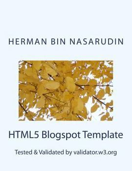 Paperback HTML5 Blogspot Template: Validated by validator.w3.org Book