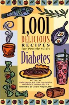 Paperback 1,001 Delicious Recipes for People with Diabetes Book