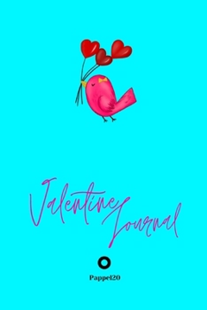 Valentine Journal for girls ages 10+ Girl Diary Journal for teenage girl Dot Grid Journal 122 pages 6x9 Inches: Love Bird Aqua color