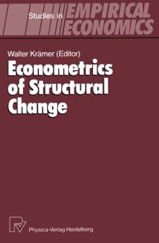 Paperback Econometrics of Structural Change Book