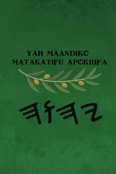 Paperback Yah Maandiko Matakatifu Apokrifa [Swahili] Book