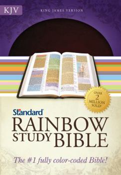KJV Standard Rainbow Study Bible, Brown Bonded Leather
