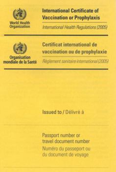 Paperback International Certificate of Vaccination: International Health Regulation (2005) English/Francais Book