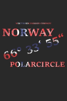 Paperback Wikstroem - Notes: Norway 66 33 55 Polar Circle used look - Notebook 6x9 dot grid Book