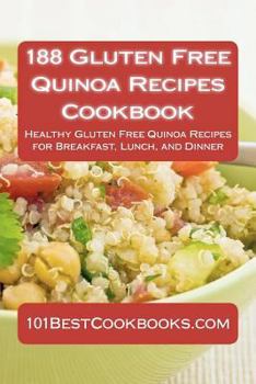 Paperback 188 Gluten Free Quinoa Recipes Cookbook Book
