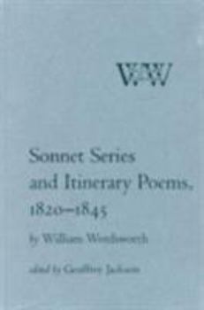 Hardcover Sonnet Series and Itinerary Poems, 1820-1845 Book