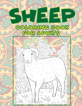Paperback Sheep - Coloring Book for adults Book