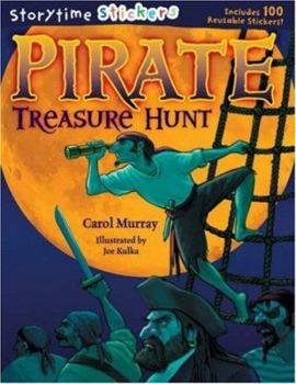 Paperback Pirate Treasure Hunt [With 100 Reusable Stickers] Book