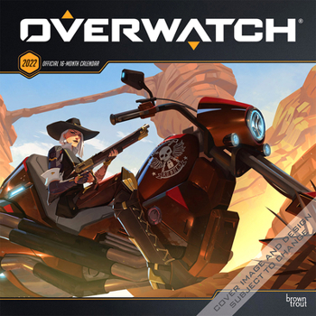 Overwatch 2022 12 x 12 Inch Monthly Square Wall Calendar, Video Game Multiplayer Shooter Blizzard Entertainment
