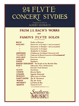 Paperback 24 Flute Concert Studies: Unaccompanied Flute Book