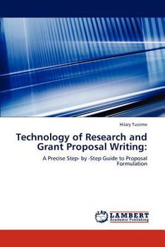 Paperback Technology of Research and Grant Proposal Writing Book