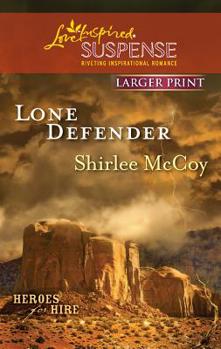 Mass Market Paperback Lone Defender [Large Print] Book