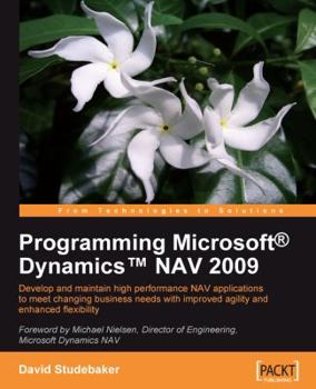 Paperback Programming Microsoft Dynamics Nav 2009 Book