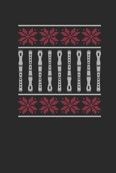 Christmas Flute: Dotted Bullet Notebook (6" x 9" - 120 pages) ~ Christmas Themed Notebook for Daily Journal, Diary, and Gift