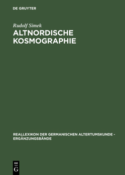 Hardcover Altnordische Kosmographie [German] Book