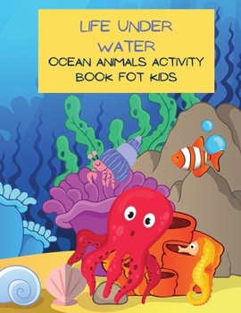 Ocean Activity Book for kids: Maze, Word Search, Find Differences and Coloring pages for kids